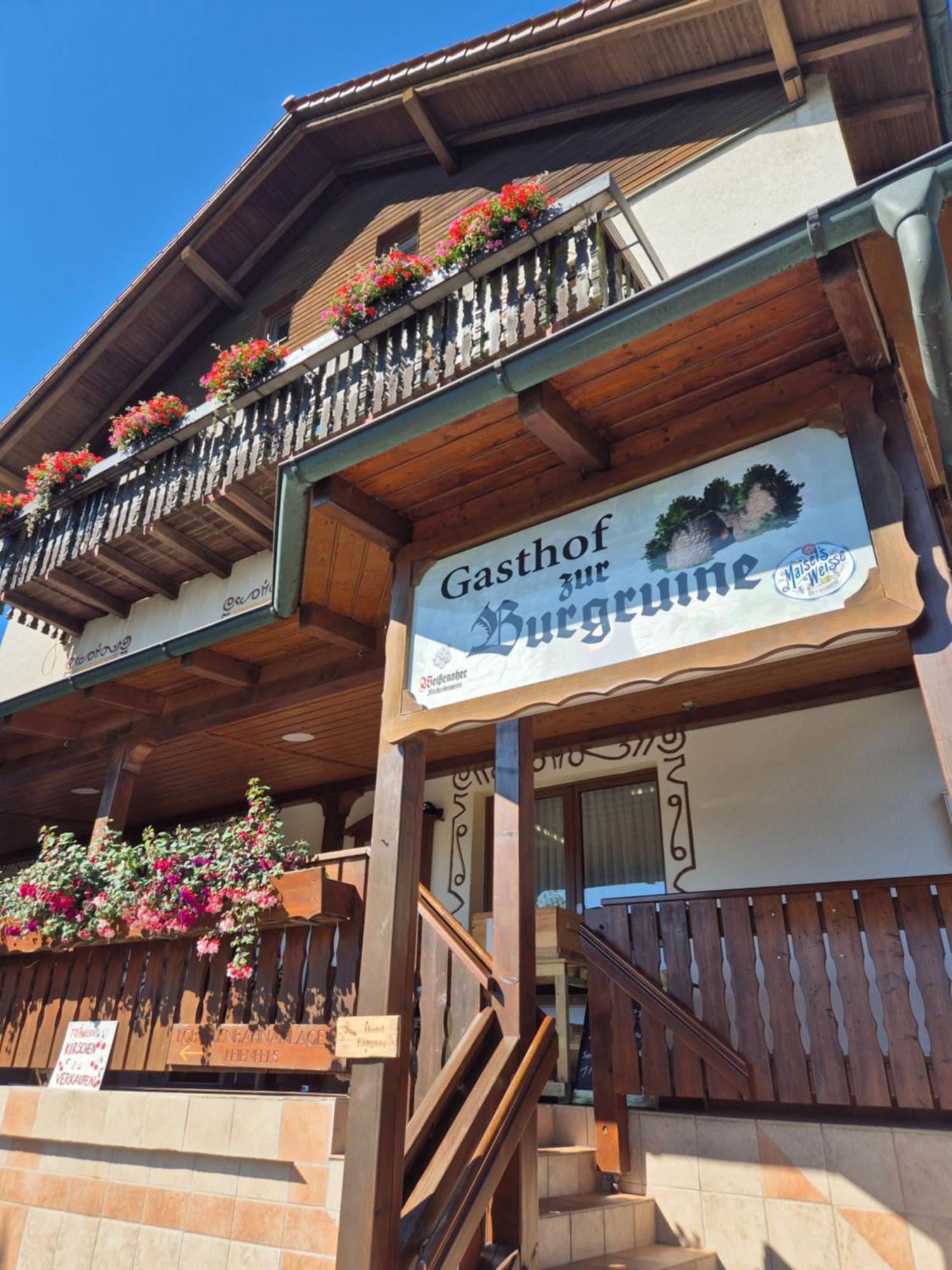 Gasthof Zur Burgruine Pottenstein Exteriör bild